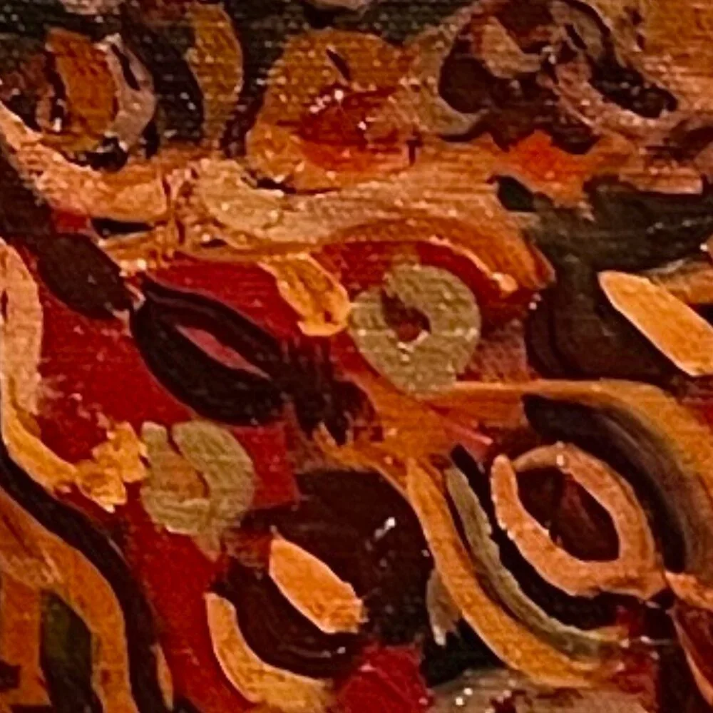 ORIGINAL PAINTING - Rachel Van Wylen Oil Painting - Gold Framed - Picture 4 of 6